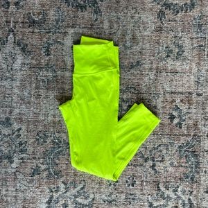 Neon Yellow Wunder Under Leggings
